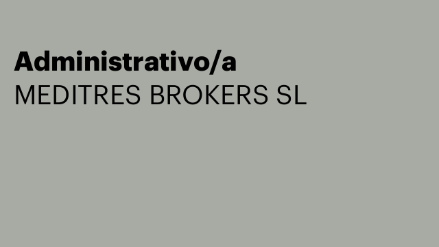 Administrativo/a