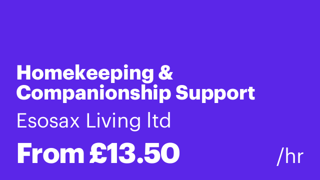 Homekeeping & Companionship Support Worker