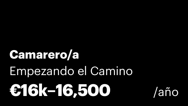 Camarero/a