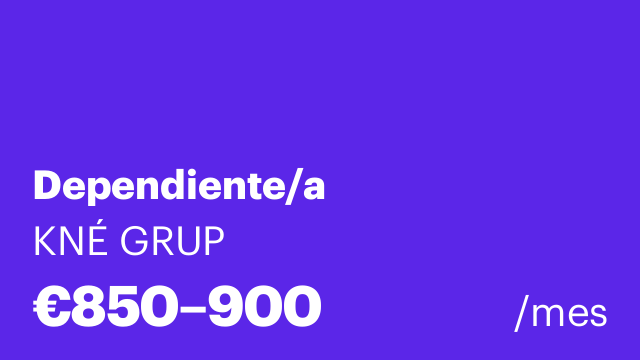 Dependiente/a
