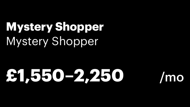 Mystery Shopper