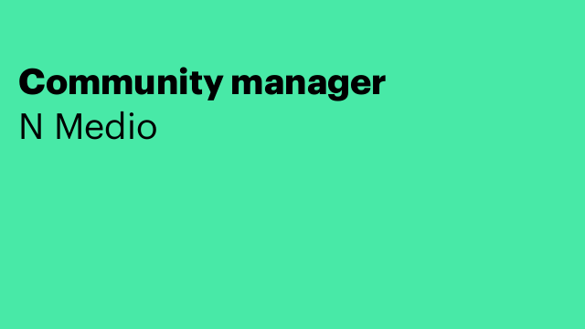 Community manager