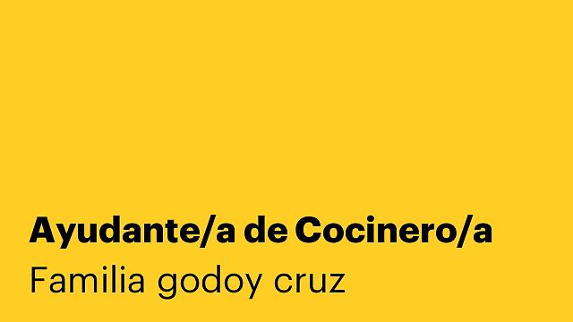 Ayudante/a de Cocinero/a