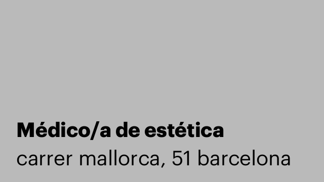 Médico/a de estética