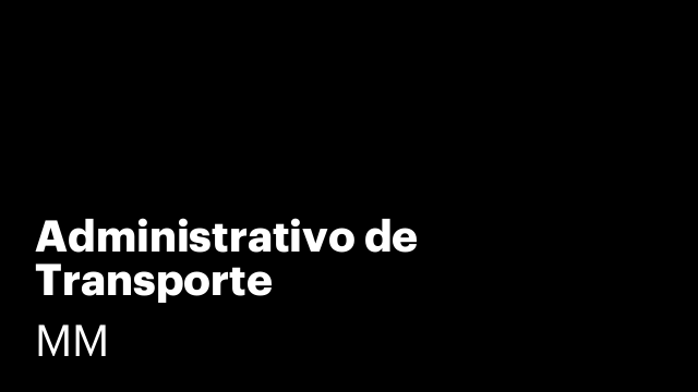 Administrativo de Transporte
