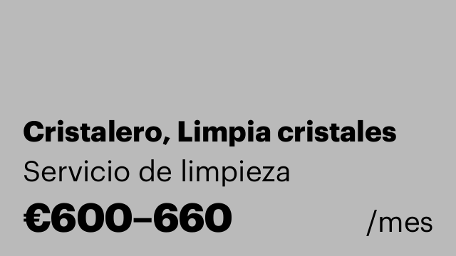 Cristalero, Limpia cristales