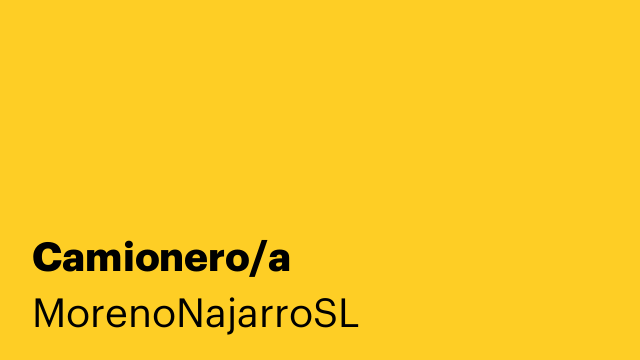 Camionero/a