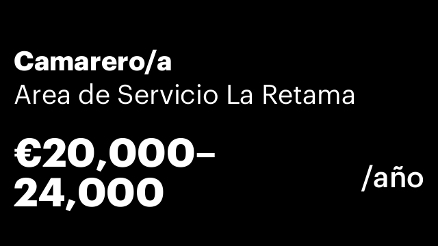 Camarero/a