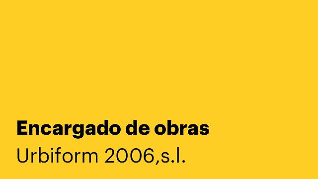 Encargado de obras