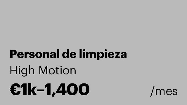 Personal de limpieza