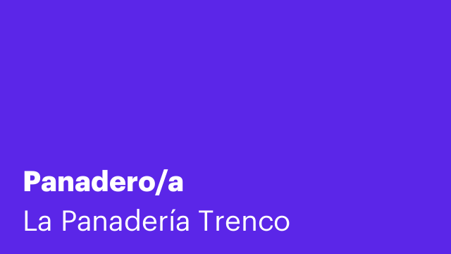 Panadero/a