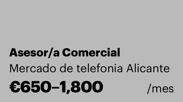 Asesor/a Comercial