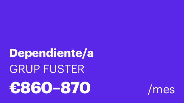 Dependiente/a