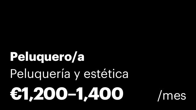 Peluquero/a