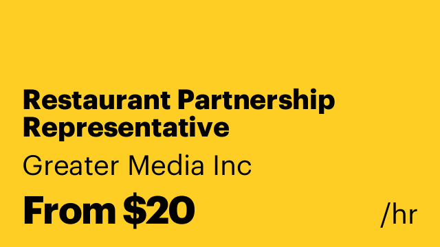 Restaurant Partnership Representative