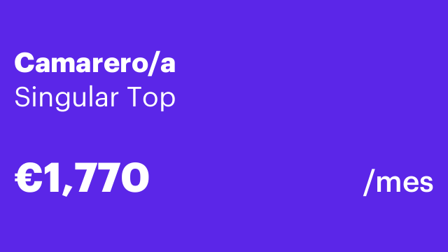 Camarero/a