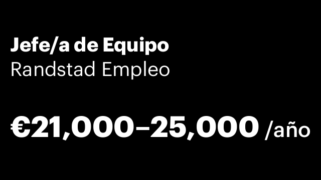 Jefe/a de Equipo