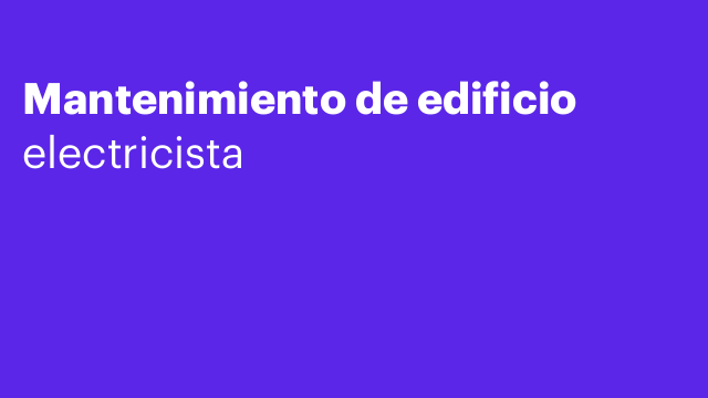 Mantenimiento de edificio