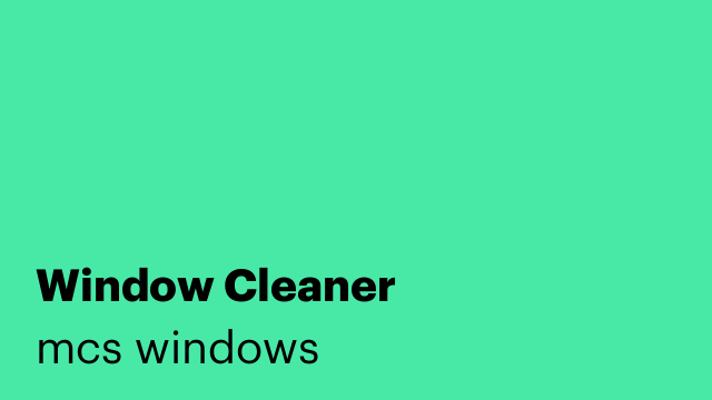 Window Cleaner