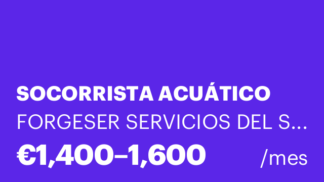 SOCORRISTA ACUÁTICO
