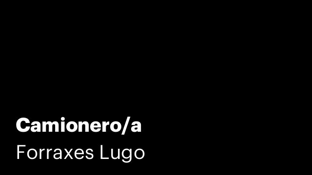 Camionero/a