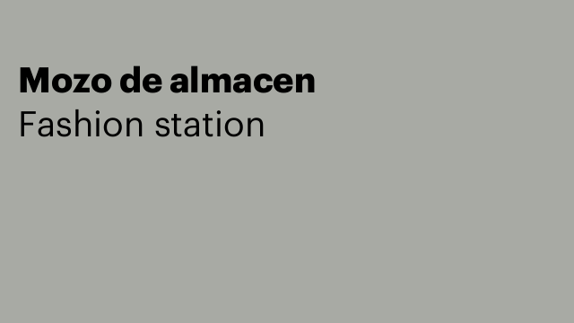 Mozo de almacen