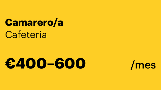 Camarero/a