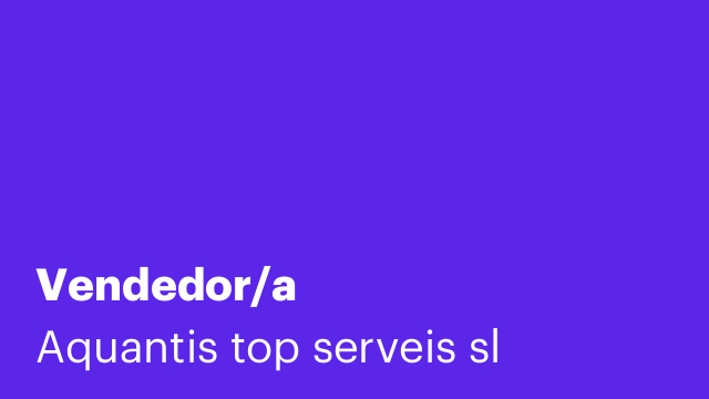 Vendedor/a