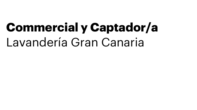 Commercial y Captador/a