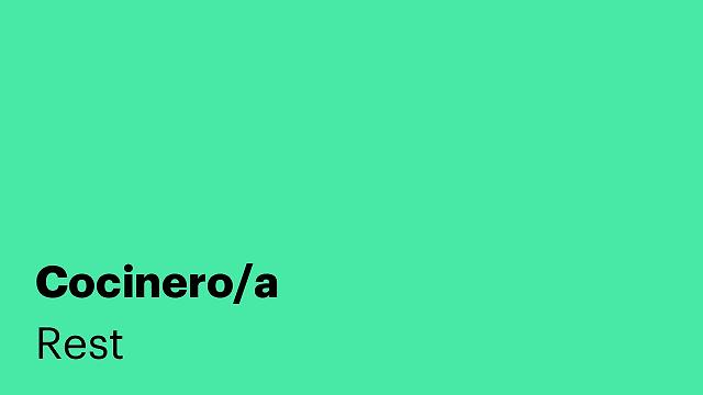 Cocinero/a