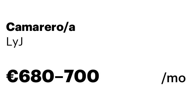 Camarero/a