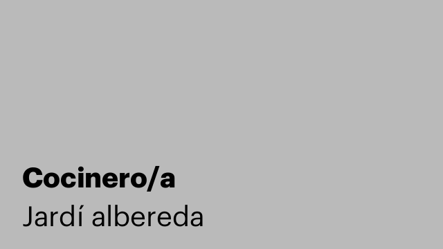 Cocinero/a