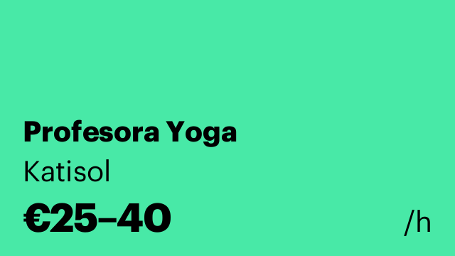 Profesora Yoga