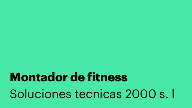 Montador de fitness