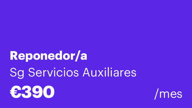 Reponedor/a