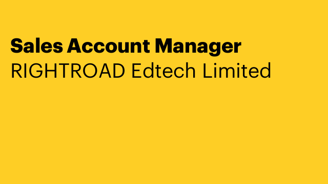 Sales Account Manager