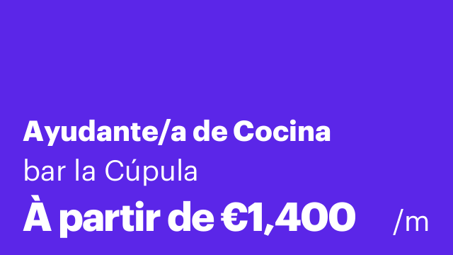 Ayudante/a de Cocina