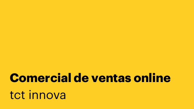 Comercial de ventas online