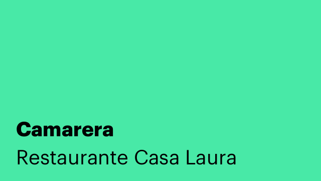 Camarera