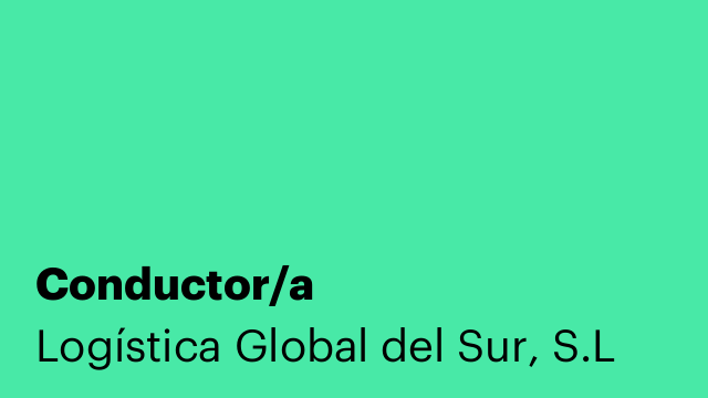 Conductor/a