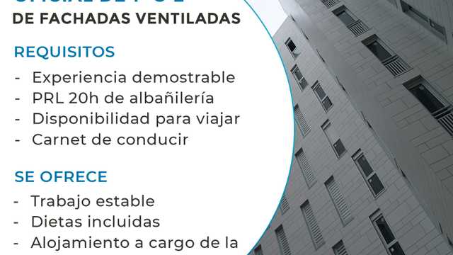 Instalador de Fachada Ventilada