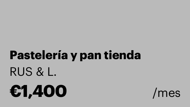 Pastelería y pan tienda