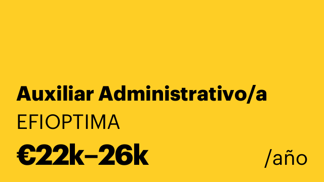 Auxiliar Administrativo/a