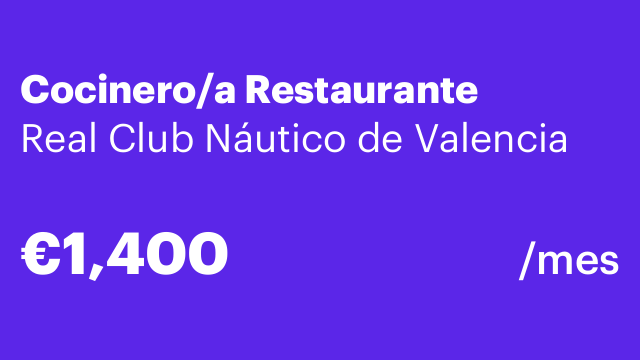 Cocinero/a Restaurante
