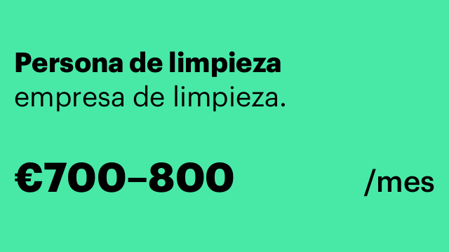 Persona de limpieza