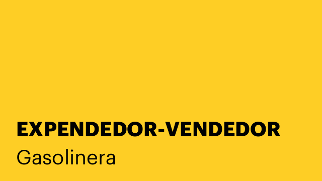 EXPENDEDOR-VENDEDOR