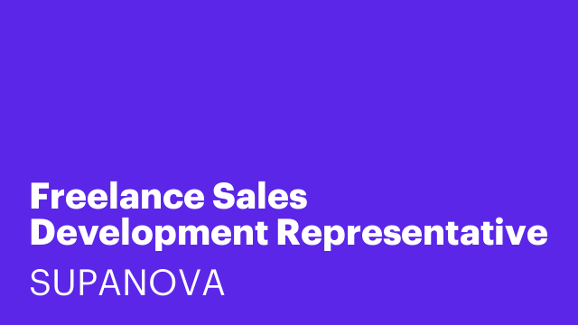 Freelance Sales Development Representative (SDR)