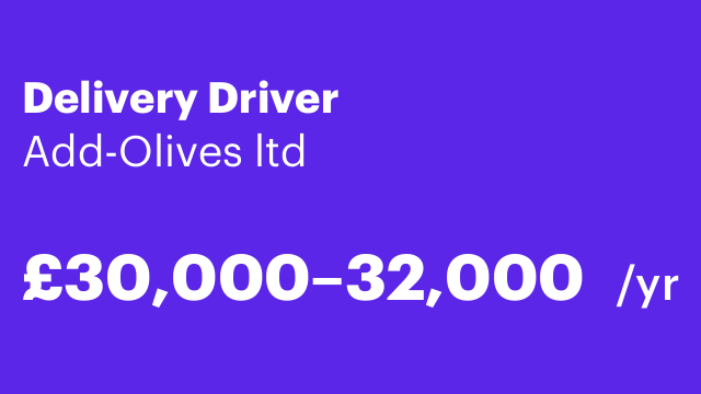 Delivery Driver
