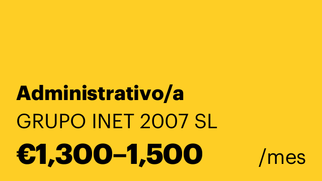 Administrativo/a