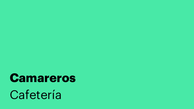 Camareros
